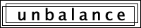 unbalance // sherryl�l